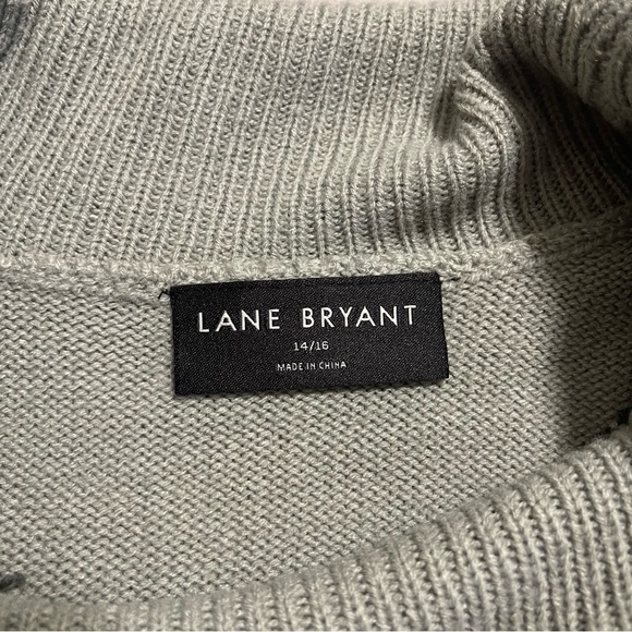 Lane Bryant Classic Long Sleeve Cowl Neck Fair Isle Pullover Size 14/16 - Picture 2 of 8